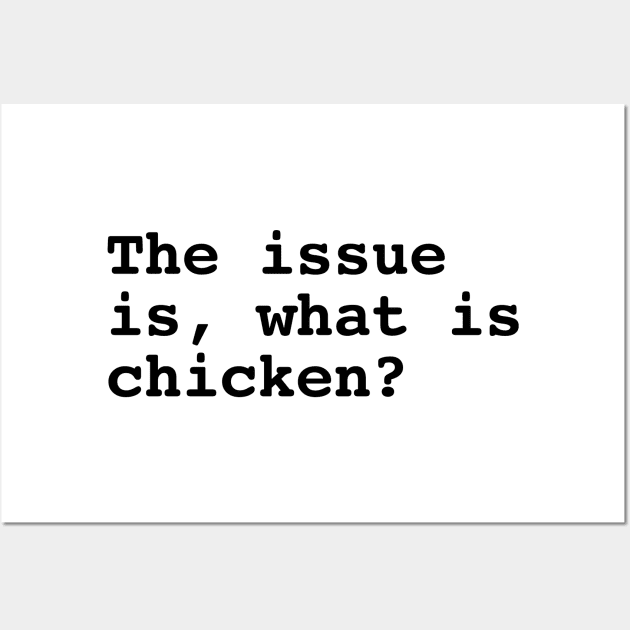 What is chicken Wall Art by ampp